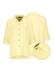 Eight2Nine Bluzka w kolorze żółtym rozmiar: S/M. Żółte bluzki Eight2Nine, m, bez wzorów, bez kołnierzyka, bez ramiączek. Za 109.52 zł.