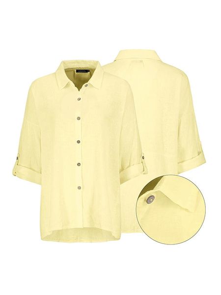 Eight2Nine Bluzka w kolorze żółtym rozmiar: S/M. Żółte bluzki Eight2Nine, m, bez wzorów, bez kołnierzyka, bez ramiączek. Za 100.52 zł.