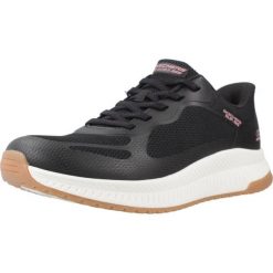 Buty SKECHERS BOBS SQUAD 4 STAPLE LOOK Czarny. Czarne trekkingi Skechers, z syntetyku, trekkingowe. Za 361.56 zł.