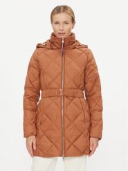 Tommy Hilfiger Płaszcz zimowy Elevated WW0WW40326 Brązowy Regular Fit. Brązowe płaszcze TOMMY HILFIGER, na zimę, xs, bez wzorów, z syntetyku, bez kaptura. Za 1,189.00 zł.