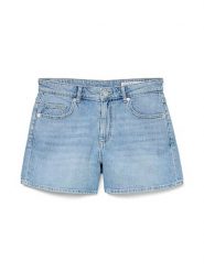 Vero Moda Szorty dżinsowe w kolorze błękitnym rozmiar: XL. Niebieskie szorty Vero Moda, z aplikacjami, ze skóry, klasyczne, z podwyższonym stanem. Za 110.04 zł.