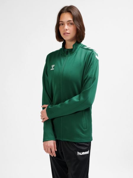 Damska bluza dresowa Hummel Core Xk. Zielone bluzy Hummel, s, bez wzorów, z dresówki, bez kaptura. Za 144.00 zł.