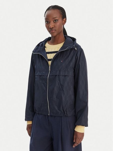 Tommy Hilfiger Kurtka przejściowa WW0WW48001 Granatowy Regular Fit. Niebieskie kurtki TOMMY HILFIGER, s, bez wzorów, z syntetyku, bez kaptura. Za 849.99 zł.
