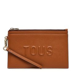 Torebka TOUS. Brązowe kopertówki Tous, bez wzorów, bez dodatków. Za 599.99 zł.