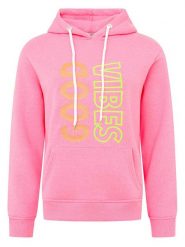 Zwillingsherz Bluza "Good Vibes" w kolorze jasnoróżowym rozmiar: M. Różowe bluzy Zwillingsherz, m, bez wzorów, z bawełny, z kapturem. Za 162.87 zł.