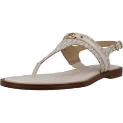Sandały MICHAEL KORS MANDY THONG Biały. Białe sandały MICHAEL KORS ACCESS, bez wzorów, ze skóry, sportowe, bez obcasa, bez zapięcia. Za 479.99 zł.