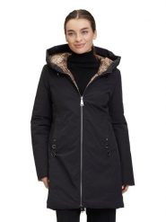 Betty Barclay Płaszcz zimowy w kolorze czarno-oliwkowym rozmiar: 40. Brązowe płaszcze Betty Barclay, na zimę, bez wzorów, z puchu, bez kaptura. Za 347.99 zł.