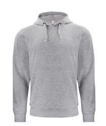 Clique Basic Hoody bluza z kapturem unisex szary melanż – grey melange. Szare bluzy CLIQUE, m, bez wzorów, z bawełny, z kapturem. Za 172.64 zł.