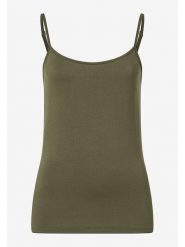 More & More Top w kolorze khaki rozmiar: 42. Brązowe topy More & More, bez wzorów, bez kołnierzyka, bez ramiączek. Za 62.61 zł.