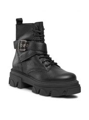 Steve Madden Trapery Mae SM19000034 SM19000034-017 Czarny. Czarne botki Steve Madden, ze skóry. Za 799.99 zł.