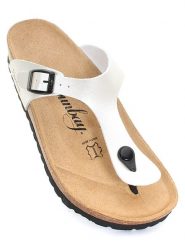 Sunbay Japonki "Camelia" w kolorze białym rozmiar: 37. Białe klapki Sunbay, bez wzorów, bez obcasa. Za 127.35 zł.
