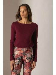 Perfect Cashmere Kaszmirowy sweter "Megan" w kolorze bordowym rozmiar: S. Czerwone swetry Perfect Cashmere, s, bez wzorów, z kaszmiru, bez ramiączek. Za 369.82 zł.