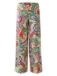 Miss Lagotte Spodnie ze wzorem rozmiar: 42. Spodnie materiałowe Miss Lagotte, bez wzorów, z materiału, z podwyższonym stanem. Za 157.73 zł.