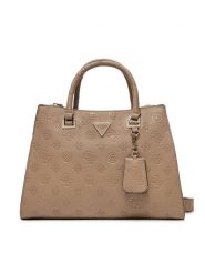 Guess Torebka HWPG93 49070 Beżowy. Brązowe torebki klasyczne Guess, z aplikacjami, ze skóry, bez dodatków. Za 369.99 zł.