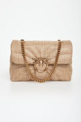 Torebka damska z rafii Love Bag Puff PINKO. Torebki klasyczne Pinko, bez wzorów, bez dodatków. W wyprzedaży za 1,423.20 zł.