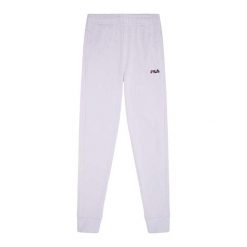 Spodnie Do Biegania Dla Kobiet Lucera. Białe spodnie sportowe Fila, na lato, bez wzorów, do biegania. Za 219.99 zł.