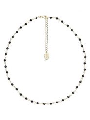 U.S. Polo Assn. Pozłacany naszyjnik z agatami - dł. 36,5 cm rozmiar: onesize. Czarne naszyjniki U.S. Polo Assn., z agatem, metalowe. Za 95.99 zł.