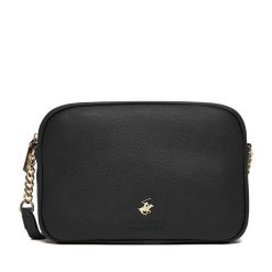 Torebka Beverly Hills Polo Club. Czarne listonoszki Beverly Hills Polo Club, bez wzorów, bez dodatków. Za 139.99 zł.