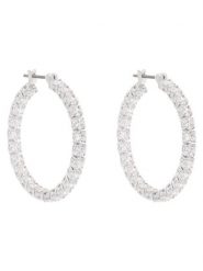 Swarovski Kolczyki Matrix 5647715 Srebrny. Szare kolczyki SWAROVSKI, metalowe. Za 559.99 zł.