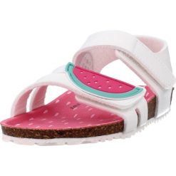 Sandały GARVALIN 212430G Biały. Białe sandały Garvalin, bez wzorów, z syntetyku, bez obcasa, bez zapięcia. Za 87.99 zł.