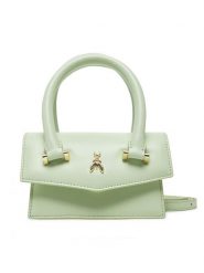 Patrizia Pepe Torebka 8B0208/L061-G596 Zielony. Zielone torebki klasyczne Patrizia Pepe, bez wzorów, ze skóry, bez dodatków. Za 839.99 zł.