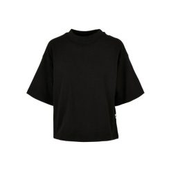 Koszulka Damska Organiczna O Dużej Gramaturze. Czarne bluzki Urban Classics, xs, bez wzorów, sportowe, bez kołnierzyka, bez ramiączek. Za 84.99 zł.