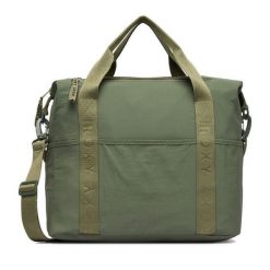 Torebka Roxy. Brązowe shopper Roxy, bez wzorów, bez dodatków. Za 99.99 zł.