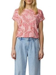 S.Oliver Koszulka w kolorze czerwonym rozmiar: 34. Czerwone bluzki S.Oliver, s, bez wzorów, bez kołnierzyka, bez ramiączek. Za 43.99 zł.