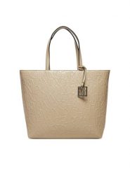 Armani Exchange Torebka 942650 CC793 U1092 Beżowy. Brązowe shopper Armani Exchange, bez wzorów, ze skóry, bez dodatków. Za 449.99 zł.