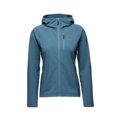 Bluza damska z kapturem Black Diamond Coefficient Storm FZ. Niebieskie bluzy Black Diamond, bez wzorów, z kapturem. Za 640.00 zł.