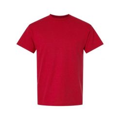 Koszulka DryBlend Unisex Dla Dorosłych. Czerwone bluzki GILDAN, m, bez wzorów, sportowe, bez kołnierzyka, bez ramiączek. Za 36.99 zł.