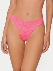 Guess Stringi O4YE01 PZ01C Różowy. Czerwone stringi Guess, z aplikacjami, z syntetyku. Za 118.99 zł.