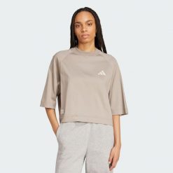 Koszulka Mercedes - AMG Petronas Formula One Team Premium Sweat. Brązowe bluzki Adidas, l, bez wzorów, sportowe, bez kołnierzyka, bez ramiączek. Za 249.00 zł.