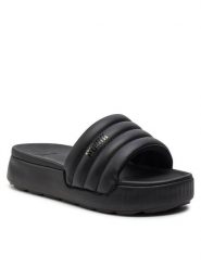 Puma Klapki Karmen Slide Puffy Wns 395399-01 Czarny. Czarne klapki Puma, bez wzorów, ze skóry, bez obcasa. Za 219.99 zł.