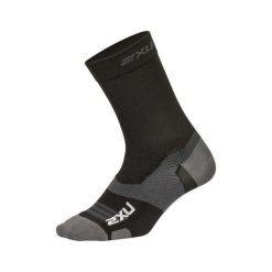 Skarpetki 2XU Vectr Light Cushion. Czarne skarpety 2XU, bez wzorów, z lycry. Za 151.50 zł.
