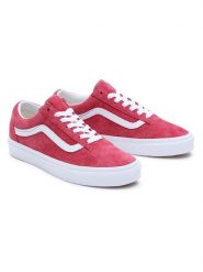 Vans Skórzane sneakersy "Old Skool" w kolorze czerwonym rozmiar: 40,5. Czerwone trampki Vans, bez wzorów, bez zapięcia. Za 219.45 zł.
