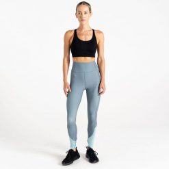 Legginsy turystyczne damskie Power. Szare legginsy Dare 2b, bez wzorów, z tkaniny. W wyprzedaży za 209.99 zł.