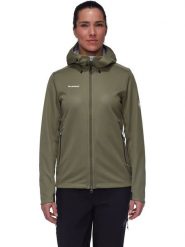Mammut Kurtka softshellowa "Ultimate VII SO" w kolorze khaki rozmiar: M. Brązowe kurtki sportowe Mammut, m, bez wzorów, z materiału, bez kaptura, outdoorowe. Za 474.95 zł.