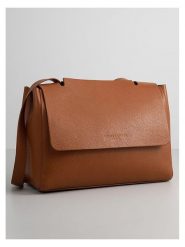 Maison héritage PARIS Skórzana torebka "Bage" w kolorze karmelowym - 35 x 26 x 16 cm rozmiar: onesize. Brązowe torebki klasyczne Maison héritage PARIS, bez wzorów, z materiału, bez dodatków. Za 388.16 zł.