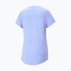 Koszulka damska PUMA Train Favorite elektro. Fioletowe bluzki Puma, bez wzorów, sportowe, bez kołnierzyka, bez ramiączek. Za 62.99 zł.
