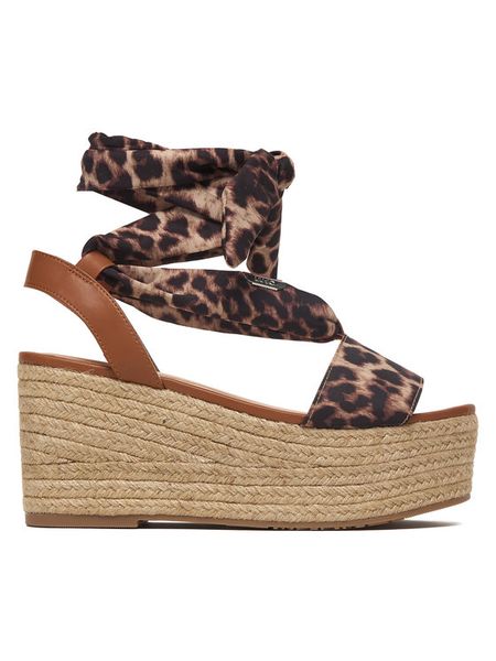 Liu Jo Espadryle Bali 03 SA6087 TX133 Brązowy. Brązowe espadryle Liu Jo, bez wzorów, z materiału, bez obcasa, bez zapięcia. Za 469.99 zł.