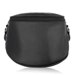 Torebka damska skórzana typu crossbody czarna pojemna Abruzzo ABR-31. Czarne torby na ramię bez wzorów, ze skóry, klasyczne, na ramię, bez dodatków. Za 179.00 zł.