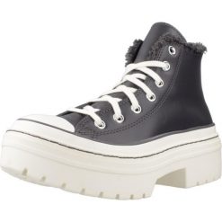 Tenisówki Converse Model Ctas Lugged Heel Hi Kolor Niebieski. Niebieskie trampki Converse, bez wzorów, ze skóry, bez zapięcia. Za 325.99 zł.