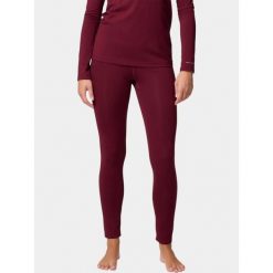 Spodnie Damskie Columbia Midweight Stretch. Czerwone bielizna sportowa Columbia, bez wzorów, narciarskie. Za 189.99 zł.