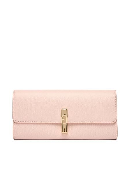 Furla Portfel Iride Continental Wallet WP00591 ARE000 CN 4355S Różowy. Czerwone portfele Furla, bez wzorów, ze skóry. Za 849.99 zł.