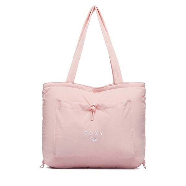 Torebka Roxy. Czerwone shopper Roxy, bez wzorów, bez dodatków. Za 69.99 zł.