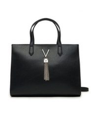 Valentino Torebka Divina VBS1R414G Czarny. Czarne torebki klasyczne Valentino, bez wzorów, ze skóry, bez dodatków. Za 319.99 zł.