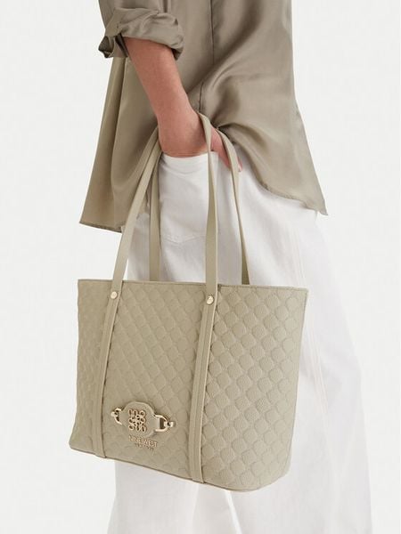 Nine West Torebka EO-Merla-LDA8446 Zielony. Zielone shopper Nine West, bez wzorów, z materiału, bez dodatków. Za 155.99 zł.