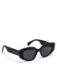 Nine West Okulary przeciwsłoneczne NW 6628S Czarny. Czarne okulary przeciwsłoneczne Nine West, bez wzorów, z tworzywa sztucznego. Za 129.99 zł.