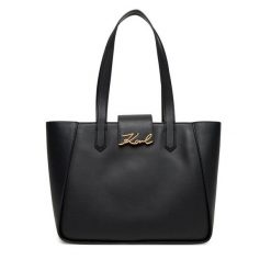 Torebka KARL LAGERFELD. Czarne torebki klasyczne KARL LAGERFELD, bez wzorów, bez dodatków. Za 1,749.00 zł.